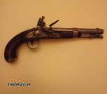 Flintlock Asa Waters Military Pistol